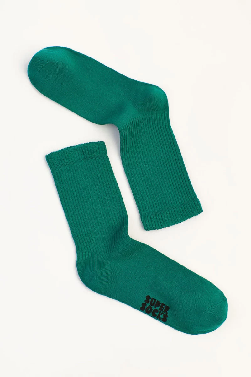 Изображение товара: Носки «Basic» темно-зеленые 35-40