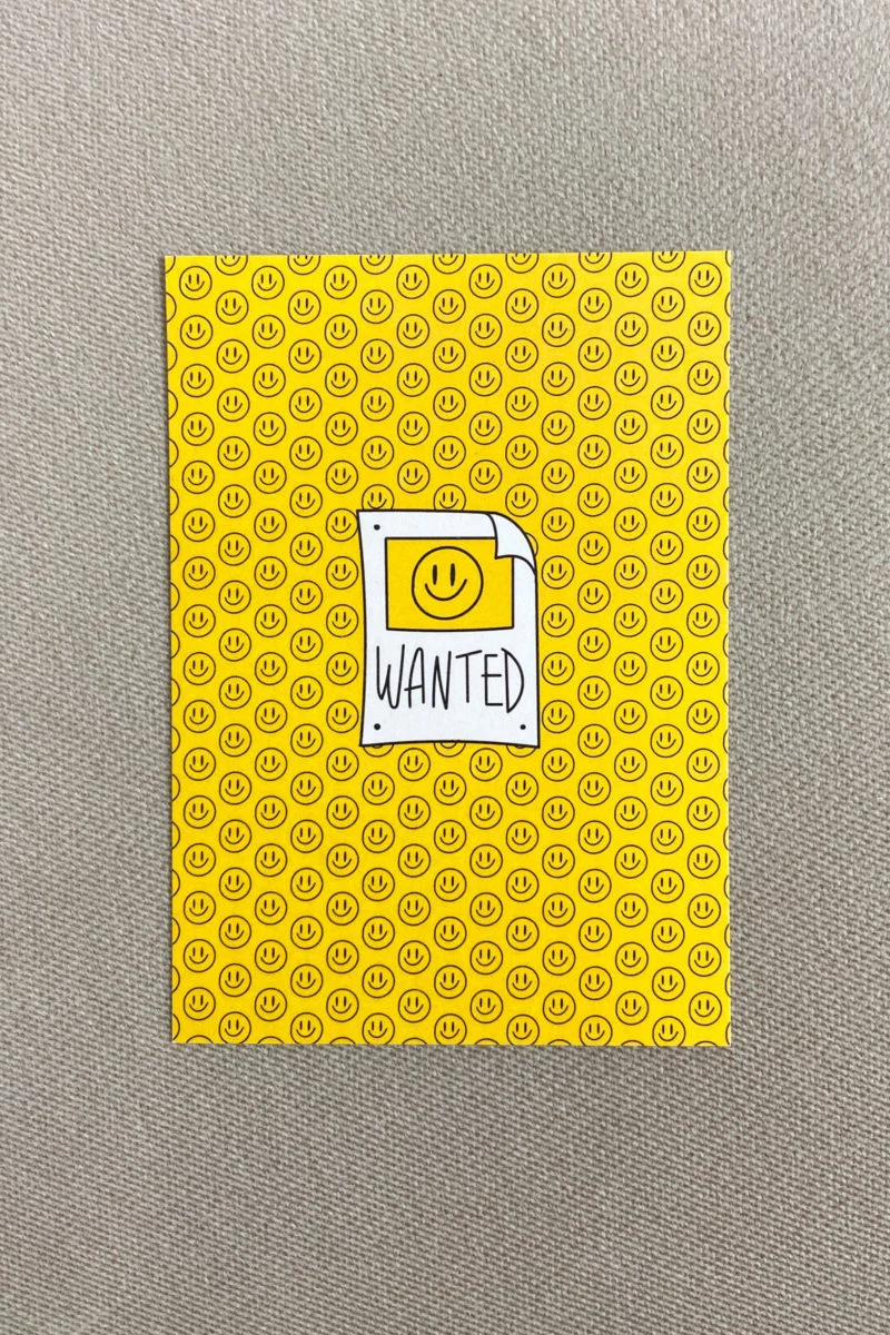 Изображение товара Подарочная открытка «Желтый смайл»